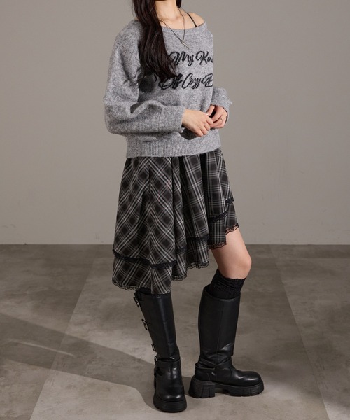 apres jour mignon(アプレジュールミニョン)の「ジャガードニットプルオーバー(ニット/セーター・レディース・オフホワイト/グレー/ボルドー・フリー/LARGE)」の18枚目の写真