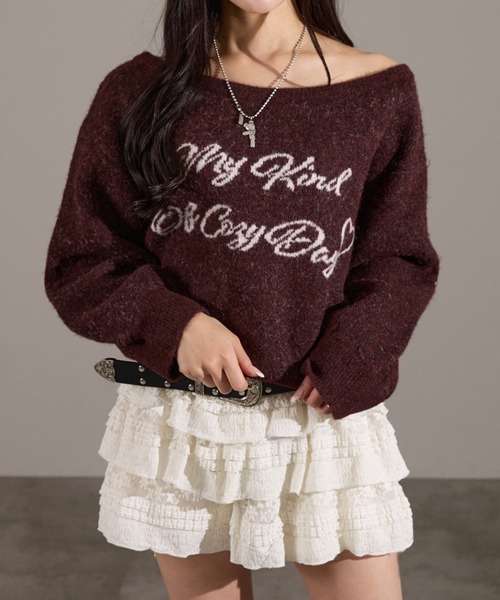 apres jour mignon(アプレジュールミニョン)の「ジャガードニットプルオーバー(ニット/セーター・レディース・オフホワイト/グレー/ボルドー・フリー/LARGE)」の19枚目の写真