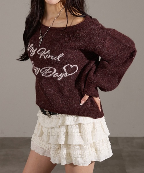 apres jour mignon(アプレジュールミニョン)の「ジャガードニットプルオーバー(ニット/セーター・レディース・オフホワイト/グレー/ボルドー・フリー/LARGE)」の21枚目の写真