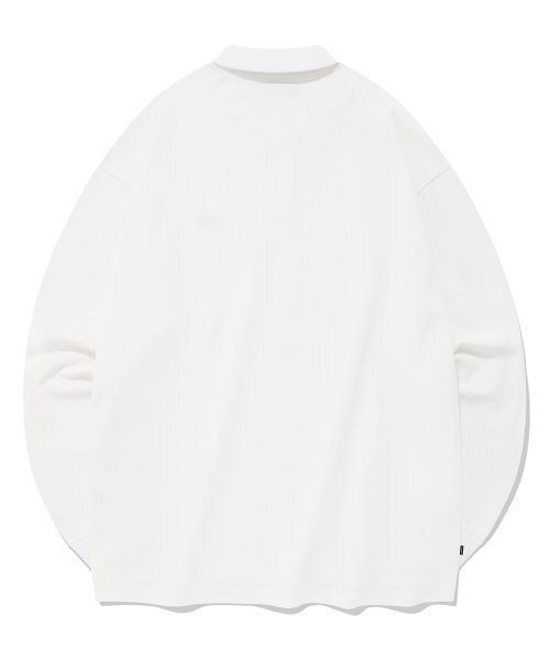COVERNAT（カバーナット）の「ピケウェイルロゴロングスリーブホワイト（ポロシャツ・レディース・その他・LARGE/SMALL/MEDIUM/X-LARGE）」の2枚目の写真
