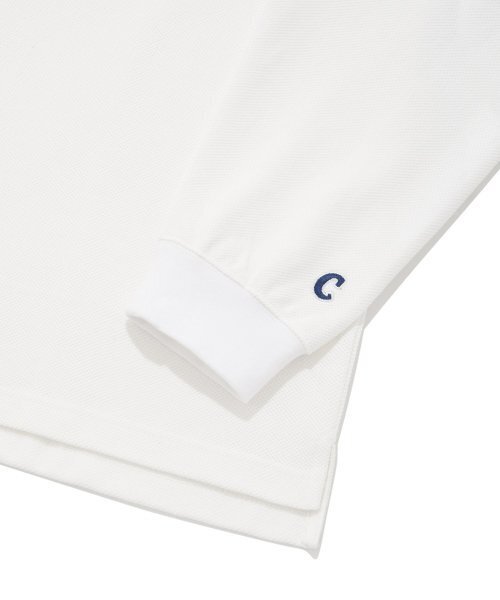 COVERNAT（カバーナット）の「ピケウェイルロゴロングスリーブホワイト（ポロシャツ・レディース・その他・LARGE/SMALL/MEDIUM/X-LARGE）」の5枚目の写真