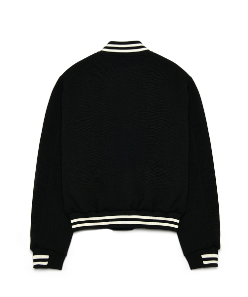 ROLLINGSTUDIOS（ローリングスタジオ）の「VARSITY JACKET WOOL BLACK（スタジャン・メンズ・その他・SMALL）」の2枚目の写真