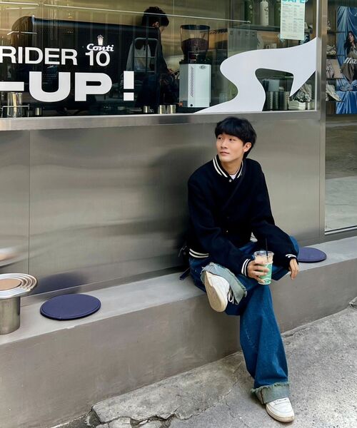 ROLLINGSTUDIOS(ローリングスタジオ)の「VARSITY JACKET WOOL BLACK(スタジャン・メンズ・その他・SMALL)」の11枚目の写真