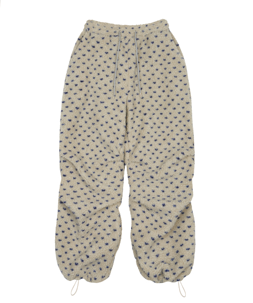 LARTIGENT(ラーティゼン)の「L21 DOT FLEECE PANTS(CREAM)(その他パンツ・レディース・その他・FREE)」の2枚目の写真
