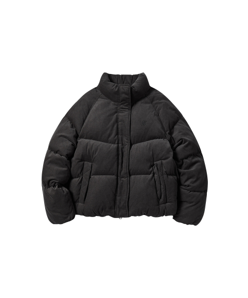COMONINOZ（コモニノズ）の「W CORDUROY SHORT PUFFER [CHARCOAL]（ダウンジャケット/コート・レディース・チャコール・FREE）」の4枚目の写真