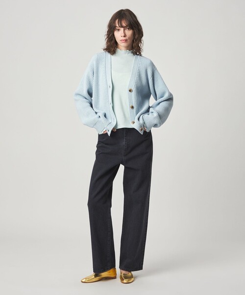 Steven Alan(スティーブンアラン)の「<Steven Alan>リリヤーン Vネック カーディガン(カーディガン/ボレロ・レディース・ライトブルー/ブラック/ベージュ・FREE)」の10枚目の写真