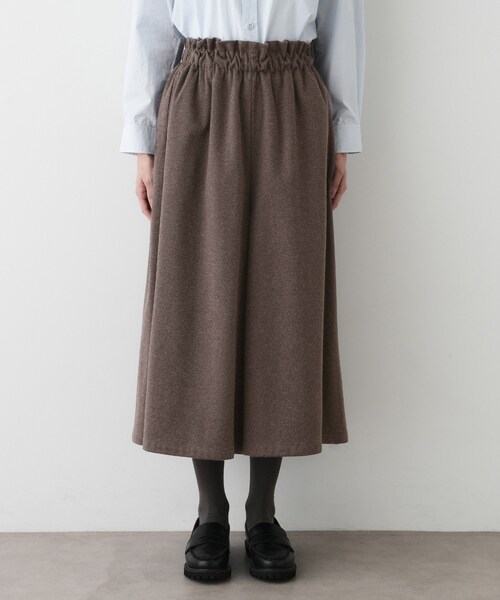Dessin（デッサン）の「【ウエストゴム/洗える】起毛フレアシルエットパンツ（その他パンツ・レディース・ブラック/アイボリー/ブラウン系その他・03/02/01）」の16枚目の写真