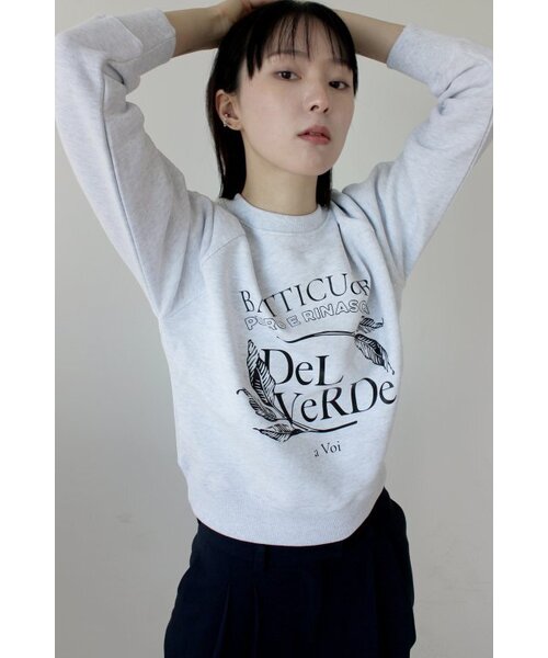 RUBATI（ルバティ）の「Leaf del Verde Sweatshirt (Ice Melange)（スウェット・レディース・その他・size2/size1）」の2枚目の写真