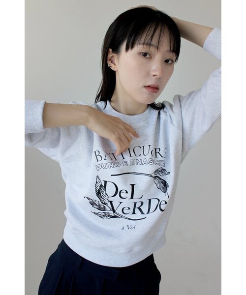 RUBATI（ルバティ）の「Leaf del Verde Sweatshirt (Ice Melange)（スウェット・レディース・その他・size2/size1）」の3枚目の写真