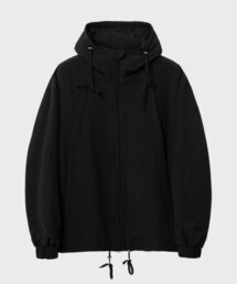 NONBLANK（ノンブランク）の「フードジップアップジャケット_ブラック（ナイロンジャケット）」