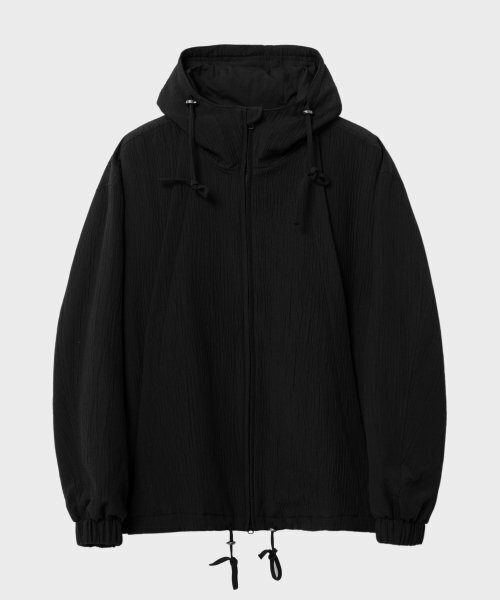 NONBLANK(ノンブランク)の「フードジップアップジャケット_ブラック(ナイロンジャケット・メンズ・その他・MEDIUM/X-LARGE/LARGE)」の1枚目の写真