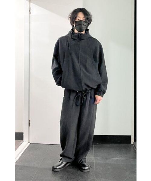 NONBLANK(ノンブランク)の「フードジップアップジャケット_ブラック(ナイロンジャケット・メンズ・その他・MEDIUM/X-LARGE/LARGE)」の2枚目の写真