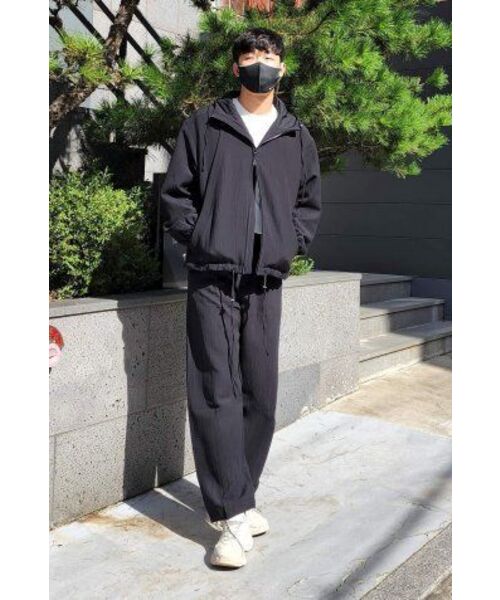 NONBLANK(ノンブランク)の「フードジップアップジャケット_ブラック(ナイロンジャケット・メンズ・その他・MEDIUM/X-LARGE/LARGE)」の3枚目の写真