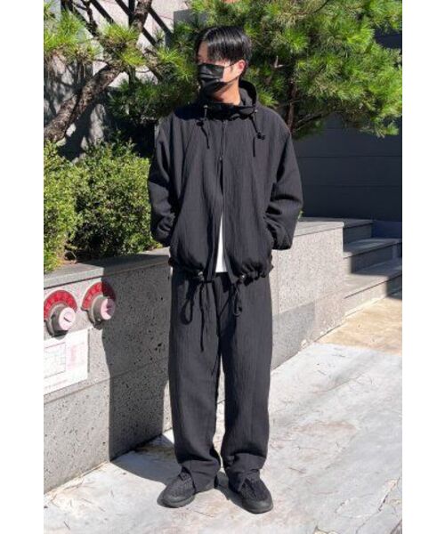 NONBLANK(ノンブランク)の「フードジップアップジャケット_ブラック(ナイロンジャケット・メンズ・その他・MEDIUM/X-LARGE/LARGE)」の7枚目の写真