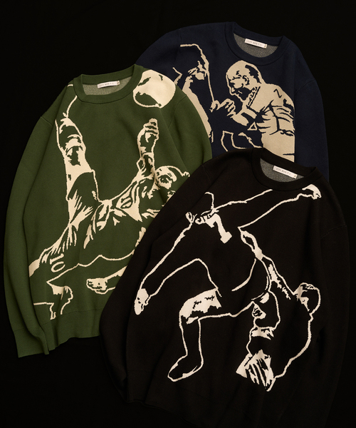 CITY BOYS FC / シティボーイズFC】417別注 bad boy Sweater（ニット