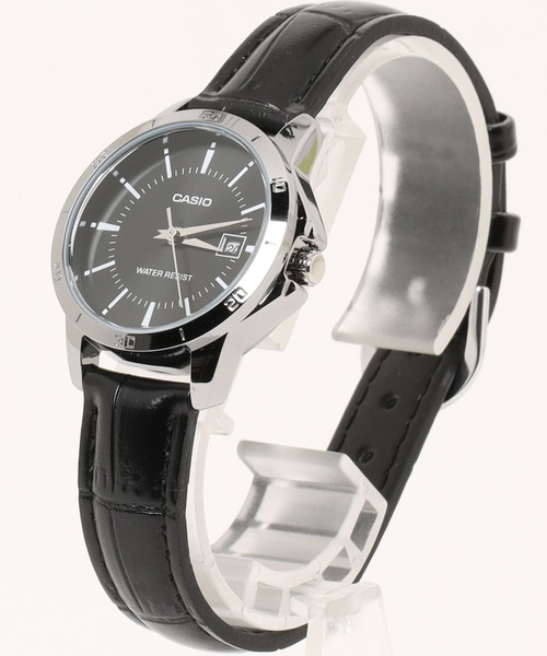 CASIO(カシオ)の「CASIO カシオ/ アナログ腕時計 日付表示 ラウンドフェイス 合成皮革バンド 日常生活用防水 /// LTP L シリーズ(アナログ腕時計・メンズ・ブラック×シルバー/シルバー×ブルー/ブラック・FREE)」の2枚目の写真