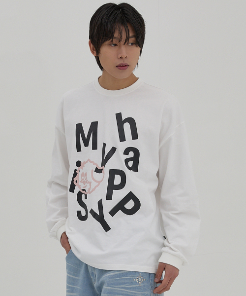 WaiKei(ワイケイ)の「MY HAPPY IS ロングスリーブTシャツ ホワイト(Tシャツ/カットソー・レディース・その他・2/1)」の8枚目の写真