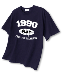 1990プレイ オーバーサイズ 半袖Tシャツ ネイビー