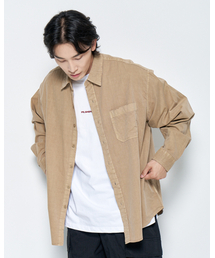 PSSHOPPER（ピーエスショッパ）の「Pigment High-Density Damage Shirt [Camel]（シャツ/ブラウス）」