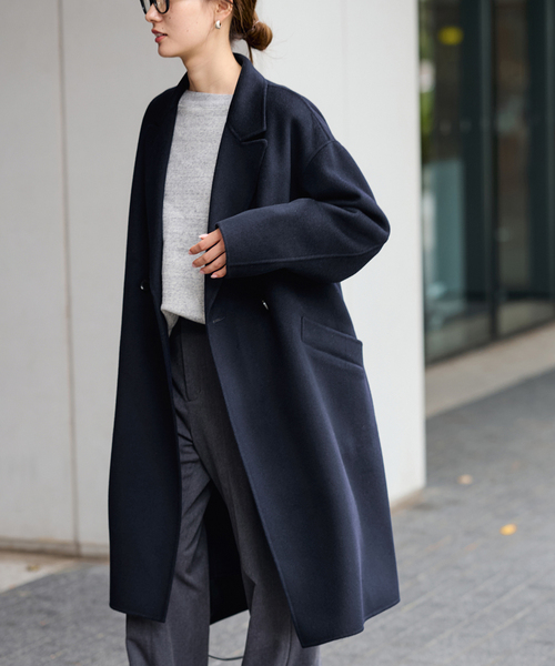 FRAMeWORK（フレームワーク）の「HAMILTONウール ダブルコート