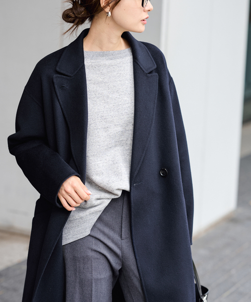 ≪追加≫SUPER160'sダブルブレストコート 5（チェスターコート