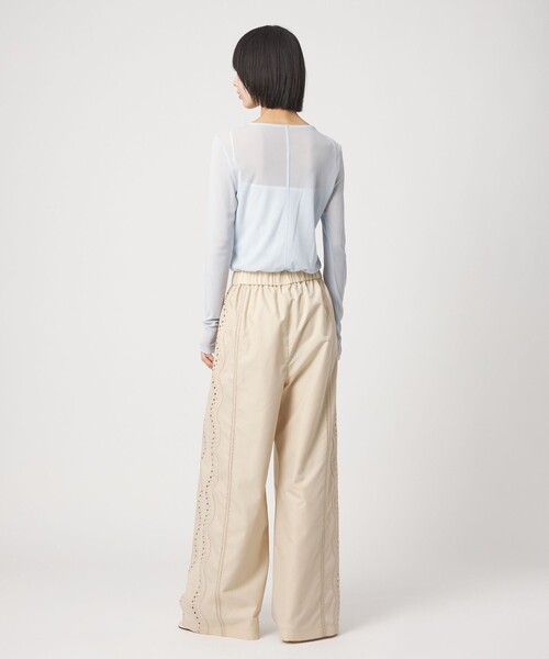 EMMEL REFINES（エメルリファインズ）の「＜EMMEL REFINES＞EM カットワーク シシュウ パンツ（その他パンツ・レディース・ナチュラル/ホワイト・M/S）」の7枚目の写真