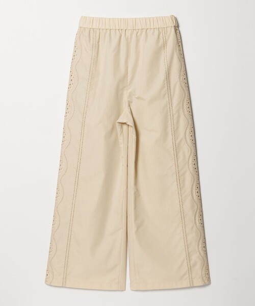EMMEL REFINES（エメルリファインズ）の「＜EMMEL REFINES＞EM カットワーク シシュウ パンツ（その他パンツ・レディース・ナチュラル/ホワイト・M/S）」の9枚目の写真