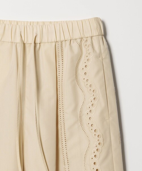 EMMEL REFINES（エメルリファインズ）の「＜EMMEL REFINES＞EM カットワーク シシュウ パンツ（その他パンツ・レディース・ナチュラル/ホワイト・M/S）」の10枚目の写真