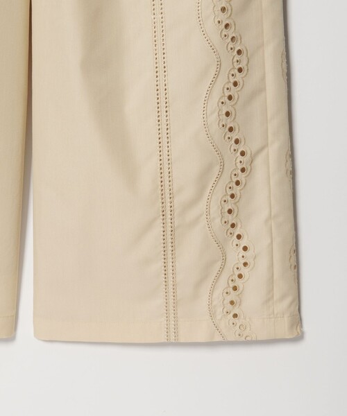 EMMEL REFINES（エメルリファインズ）の「＜EMMEL REFINES＞EM カットワーク シシュウ パンツ（その他パンツ・レディース・ナチュラル/ホワイト・M/S）」の13枚目の写真