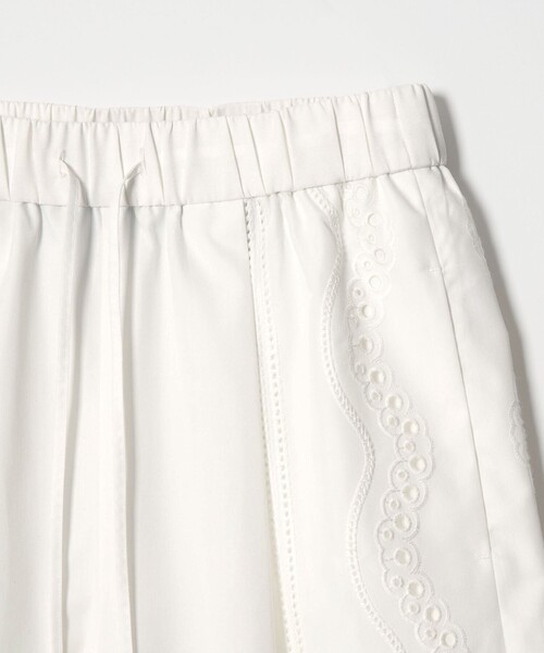 EMMEL REFINES（エメルリファインズ）の「＜EMMEL REFINES＞EM カットワーク シシュウ パンツ（その他パンツ・レディース・ナチュラル/ホワイト・M/S）」の17枚目の写真
