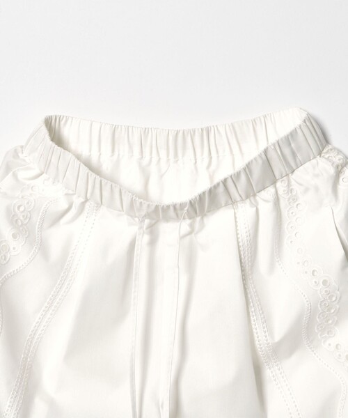 EMMEL REFINES（エメルリファインズ）の「＜EMMEL REFINES＞EM カットワーク シシュウ パンツ（その他パンツ・レディース・ナチュラル/ホワイト・M/S）」の18枚目の写真