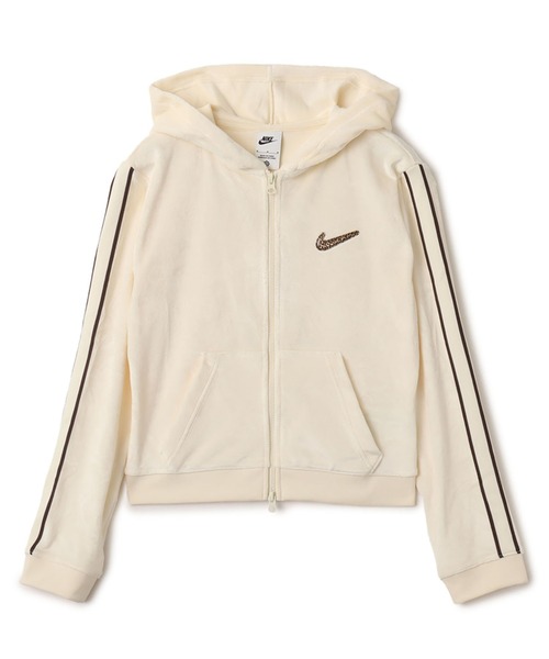 NIKE(ナイキ)の「NIKE W NSW TRND VLR FZ HD LS TOP / ナイキ ウィメンズ NSW TRND VLR FZ HD L/S トップ 【SP】(パーカー・レディース・ブラウン/レッド/アイボリー・S/M/L)」の2枚目の写真