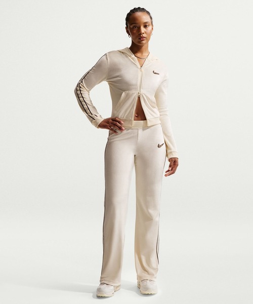 NIKE(ナイキ)の「NIKE W NSW TRND VLR FZ HD LS TOP / ナイキ ウィメンズ NSW TRND VLR FZ HD L/S トップ 【SP】(パーカー・レディース・ブラウン/レッド/アイボリー・S/M/L)」の10枚目の写真