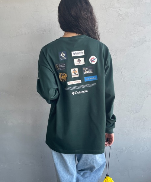 Columbia（コロンビア）の「【WEB限定】[Columbia/コロンビア] STUCK BROOK グラフィック バックプリント ロンT（Tシャツ/カットソー・レディース・ホワイト/ダークグリーン系/ブラック・M/XL/L）」の17枚目の写真
