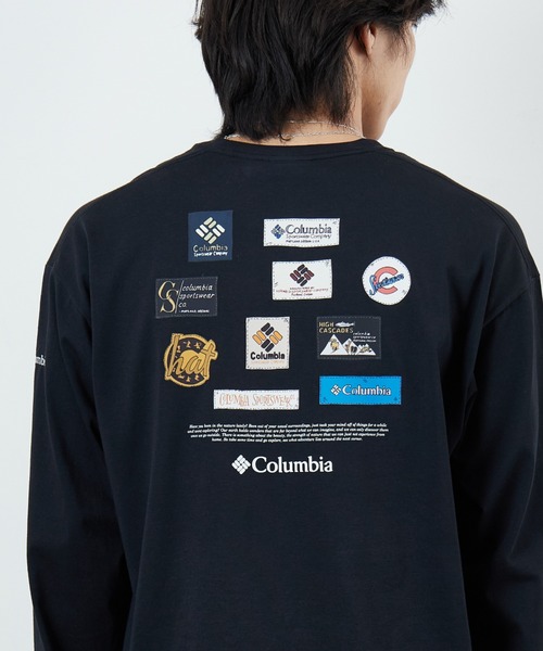 Columbia（コロンビア）の「【WEB限定】[Columbia/コロンビア] STUCK BROOK グラフィック バックプリント ロンT（Tシャツ/カットソー・レディース・ホワイト/ダークグリーン系/ブラック・M/XL/L）」の8枚目の写真
