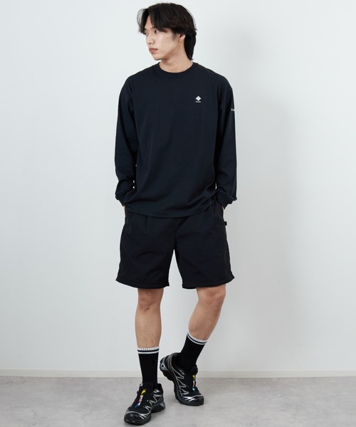 Columbia（コロンビア）の「【WEB限定】[Columbia/コロンビア] STUCK BROOK グラフィック バックプリント ロンT（Tシャツ/カットソー・レディース・ホワイト/ダークグリーン系/ブラック・M/XL/L）」の4枚目の写真