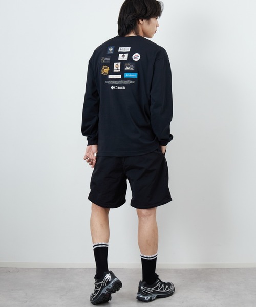 Columbia（コロンビア）の「【WEB限定】[Columbia/コロンビア] STUCK BROOK グラフィック バックプリント ロンT（Tシャツ/カットソー・レディース・ホワイト/ダークグリーン系/ブラック・M/XL/L）」の6枚目の写真