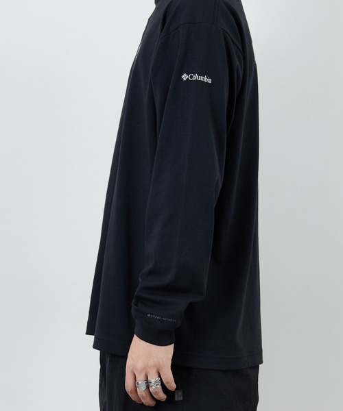 Columbia（コロンビア）の「【WEB限定】[Columbia/コロンビア] STUCK BROOK グラフィック バックプリント ロンT（Tシャツ/カットソー・レディース・ホワイト/ダークグリーン系/ブラック・M/XL/L）」の9枚目の写真