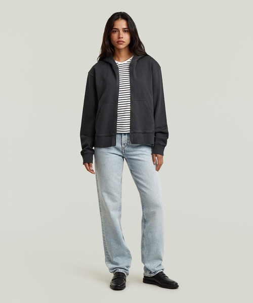 G-STAR(ジースター)の「Stripe Eyben Slim V T-Shirt 2.0/VネックスリムストライプTシャツ(Tシャツ/カットソー・レディース・ストライプ・MEDIUM/SMALL/X-SMALL)」の3枚目の写真
