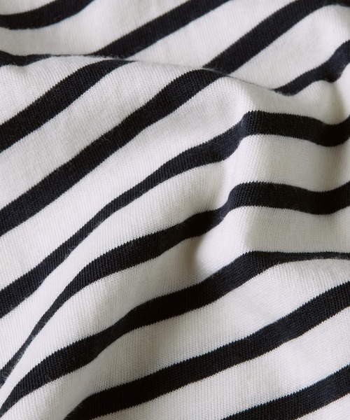 G-STAR(ジースター)の「Stripe Eyben Slim V T-Shirt 2.0/VネックスリムストライプTシャツ(Tシャツ/カットソー・レディース・ストライプ・MEDIUM/SMALL/X-SMALL)」の2枚目の写真