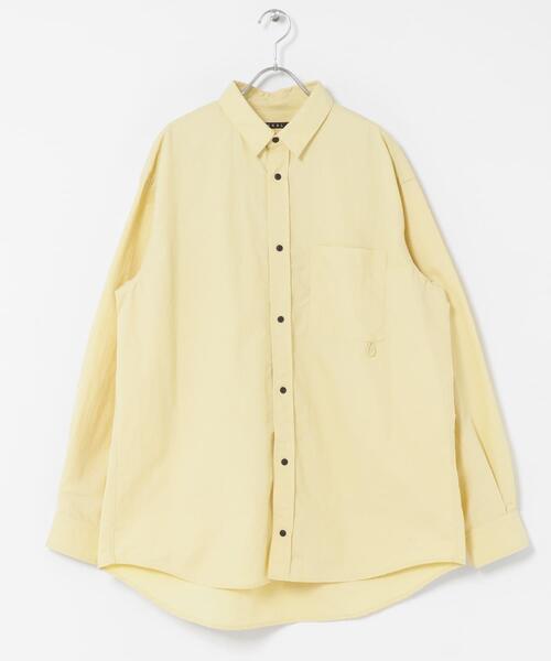 EKAL(エカル)の「『UR TECH』ナイロンタッサーロングスリーブシャツ(シャツ/ブラウス・メンズ・ライトブルー/グリーン系その他/ネイビー/イエロー/グレー・X-LARGE/LARGE/MEDIUM)」の15枚目の写真