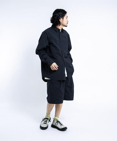 EKAL(エカル)の「『UR TECH』ナイロンタッサーロングスリーブシャツ(シャツ/ブラウス・メンズ・ライトブルー/グリーン系その他/ネイビー/イエロー/グレー・X-LARGE/LARGE/MEDIUM)」の22枚目の写真