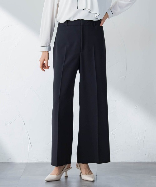 LAUTREAMONT（ロートレアモン）の「トリクシオンワイドパンツ≪セットアップ対応/手洗い可能≫（その他パンツ・レディース・ネイビー/ブラック・7号/11号/9号）」の16枚目の写真