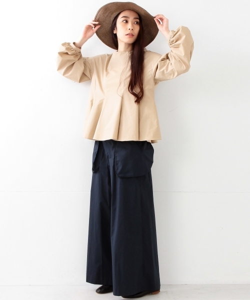 Ray BEAMS（レイビームス）の「◇RBS / バルーンスリーブ フレア プルオーバー（シャツ/ブラウス・レディース・ホワイト/ベージュ・ONE SIZE）」の18枚目の写真