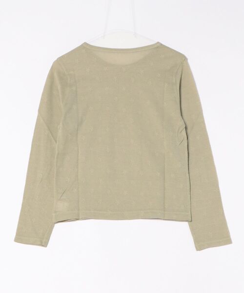 bulle de savon（ビュルデサボン）の「hana×mesh ジャカード　長袖プルオーバー（Tシャツ/カットソー・レディース・カーキ・FREE）」の11枚目の写真