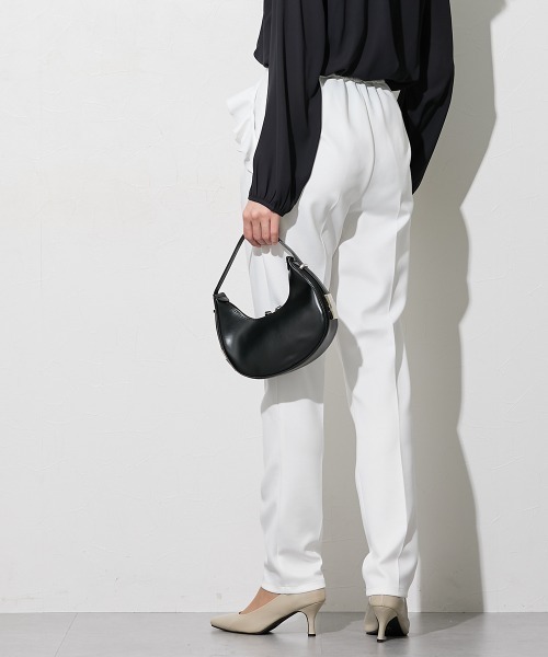 slattgir（スラットジール）の「高身長　エールダンボールフリルデザインパンツ（トールサイズ）（その他パンツ・レディース・オフホワイト/ネイビー・T5L/T4L/T3L/TLL/TL/TM）」の16枚目の写真