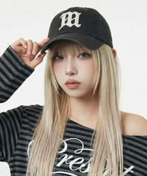 mahagrid 『mahagrid/マハグリッド』 Vintage-Washed M Cap/ヴィンテージウォッシュMキャップ