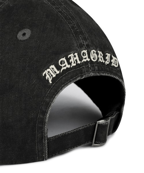 MAHAGRID（マハグリッド）の「mahagrid 『mahagrid/マハグリッド』 Vintage-Washed M Cap/ヴィンテージウォッシュMキャップ（キャップ・レディース・ブラック・FREE）」の10枚目の写真