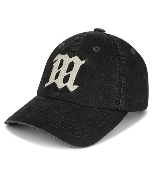 MAHAGRID（マハグリッド）の「mahagrid 『mahagrid/マハグリッド』 Vintage-Washed M Cap/ヴィンテージウォッシュMキャップ（キャップ・レディース・ブラック・FREE）」の7枚目の写真