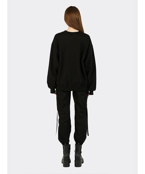 AOX(エーオーエックス)の「クロムメタル3Dタイプスウェットブラック(スウェット・メンズ・ブラック・S/M/L)」の4枚目の写真
